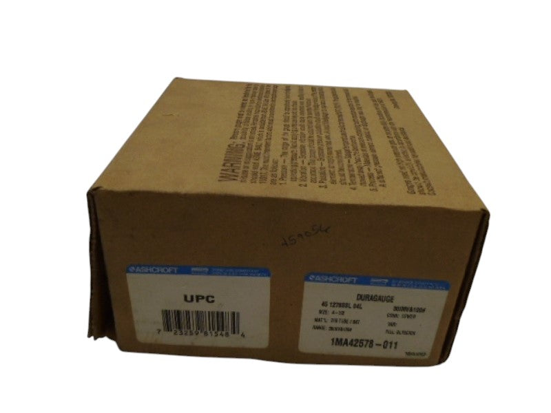 ASHCROFT 451279SSL04L GAUGE 30IMV&100 NSMP