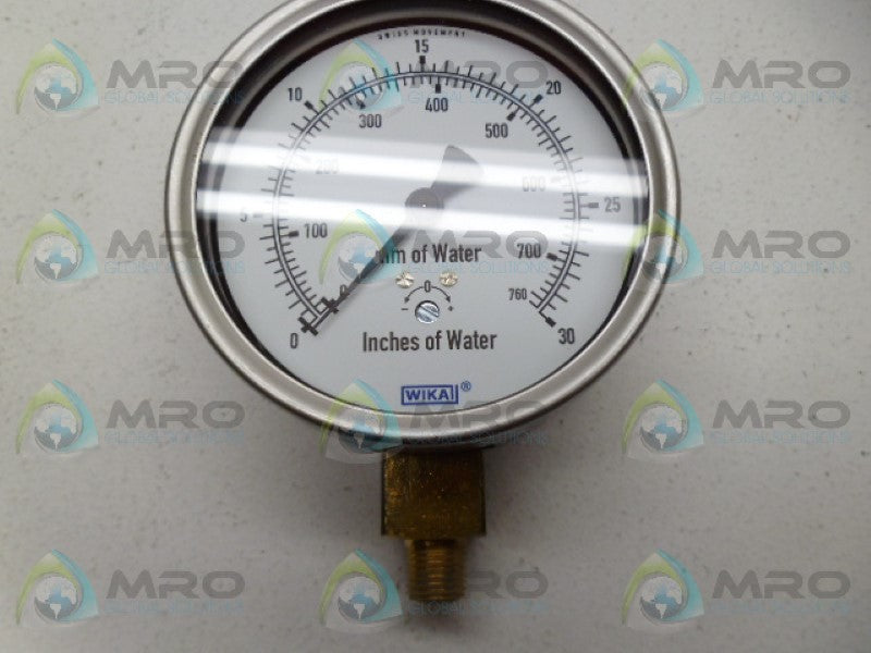 WIKA 9747740 GAUGE 30"/MMH2O NSMP