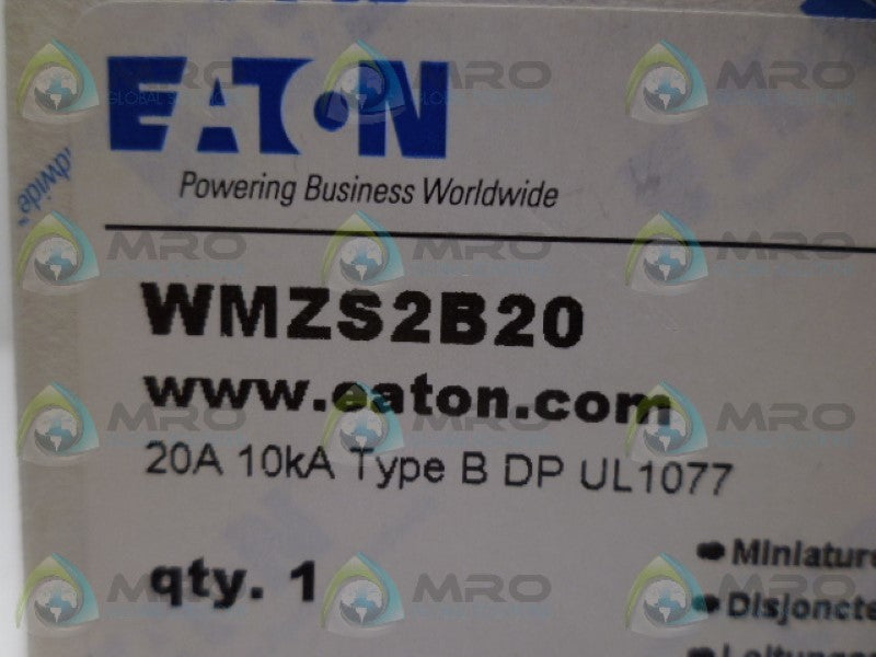 EATON WMZS2B20 CIRCUIT BREAKER NSMP