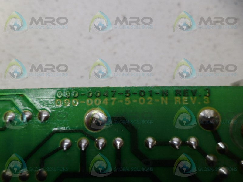 PANALARM 090-0047-3-01-B CIRCUIT CARD UNMP