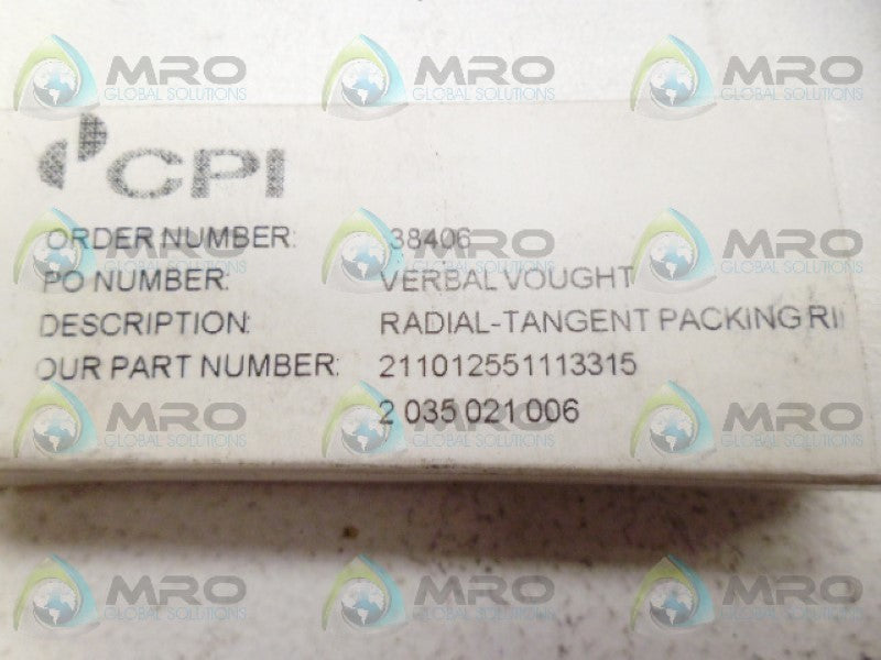 ENPRO 211-0125-51113-315 PACKING RING NSMP