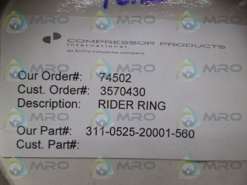 ENPRO 311-0525-20001-560 RIDER RING NSMP