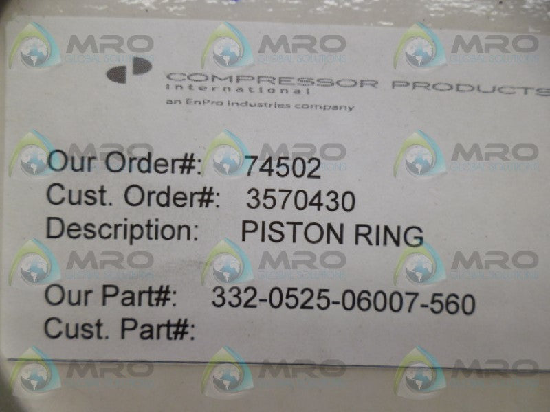 ENPRO 332-0525-06007-560 PISTON RING NSMP