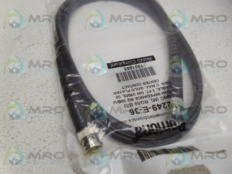 POMONA 2249-E-36 COAXIAL CABLE NSMP