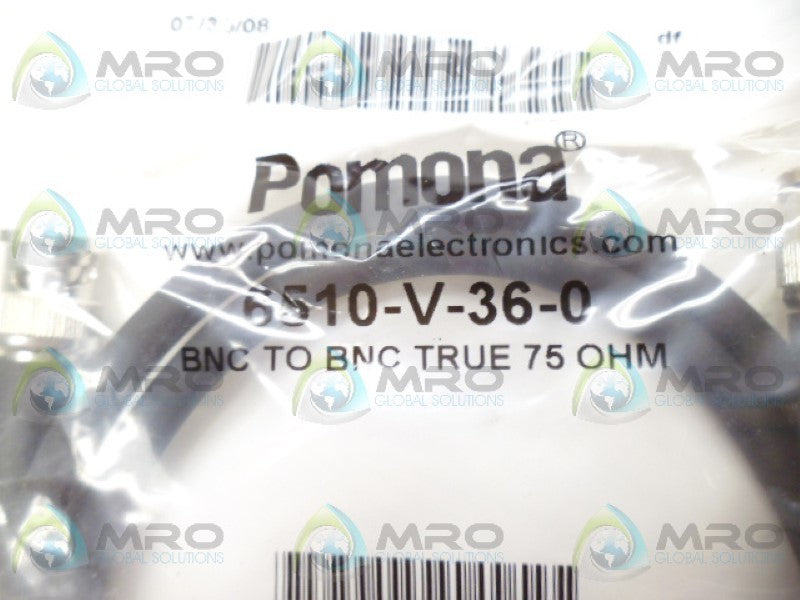 POMONA 6510-V-36-0 COAXIAL CABLE NSMP