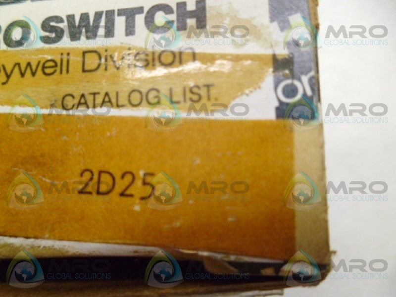 MICRO SWITCH 2D25 SWITCH NSMP