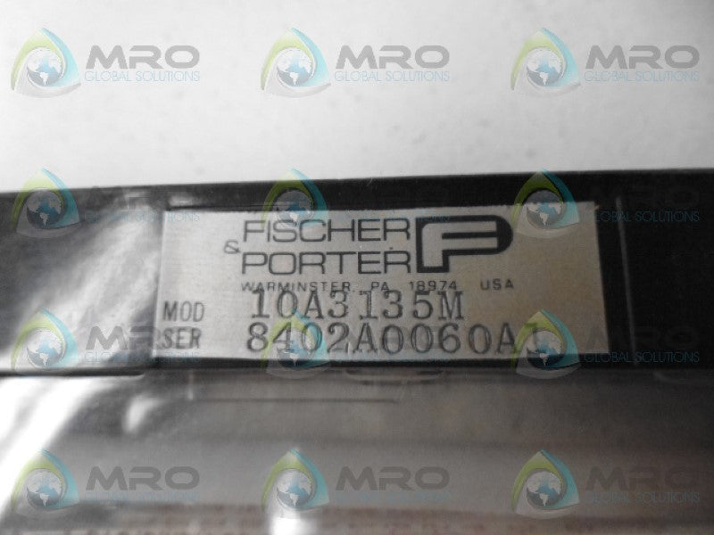 FISCHER & PORTER 10A3135M FLOW METER NSNP