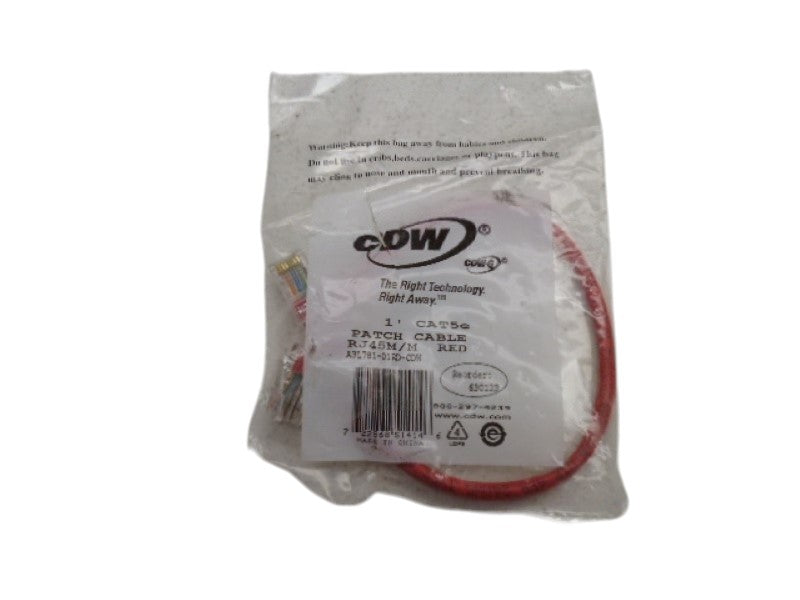 CDW A3L781-01RD-CDW RED PATCH CABLE NSMP
