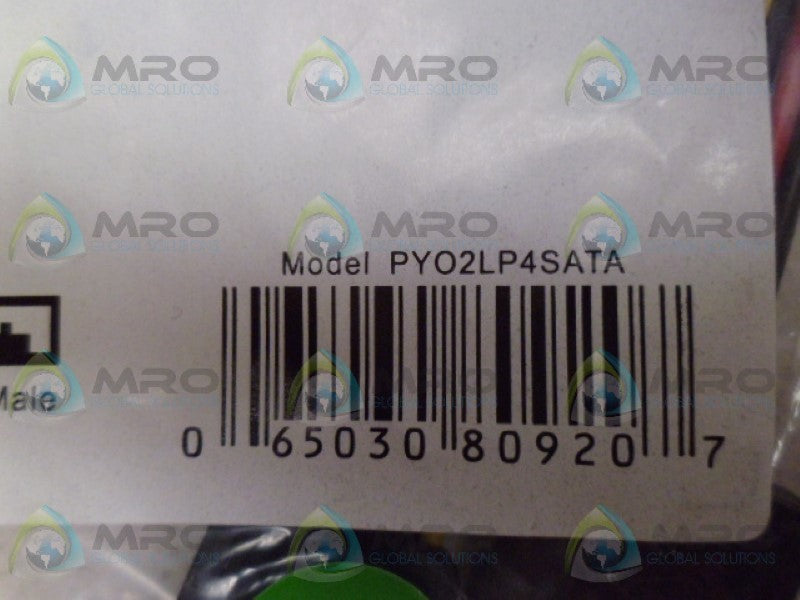 STAR TECH PYO2LP4SATA CABLE ADAPTER NSMP