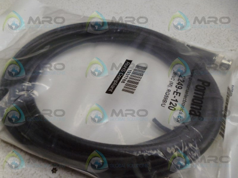 POMONA 2249-E-120 COAXIAL CABLE NSMP