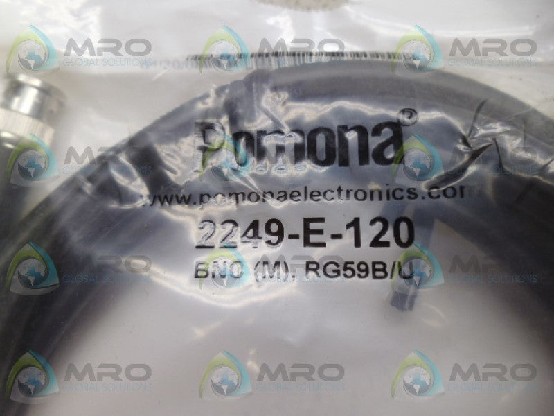 POMONA 2249-E-120 COAXIAL CABLE NSMP