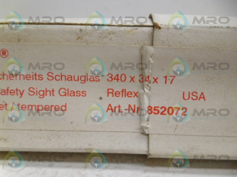 MAXOS 852072 SAFETY SIGHT GLASS NSMP