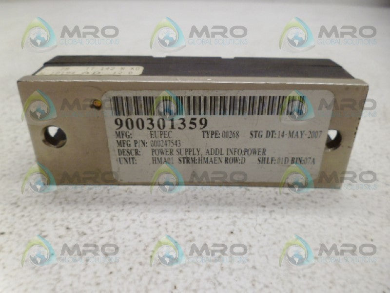 EUPEC TT142N12KOF POWER BLOCK THYRISTOR UNMP