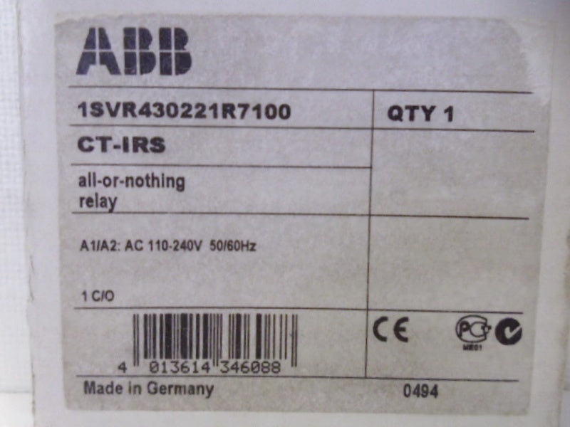 ABB 1SVR430221R7100 INTERFACE RELAY  NSMP