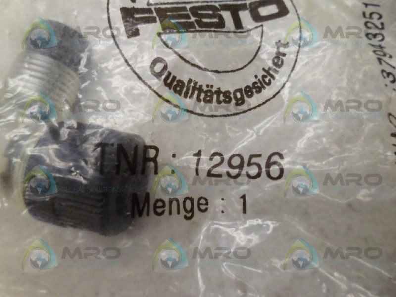 FESTO 12956 SIE-WD-TR ANGLED PLUG SOCKET NSMP