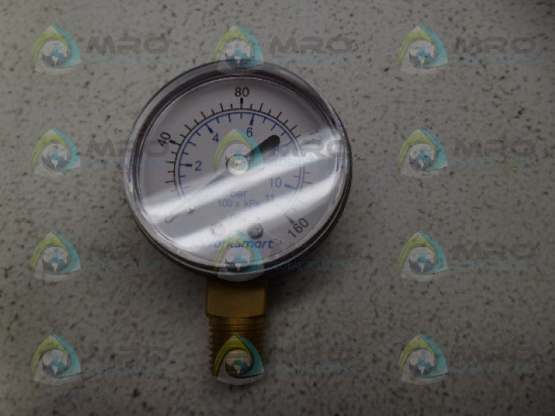 WORKSMART WS-PE-GAGE-25 GAUGE 160PSI NSMP