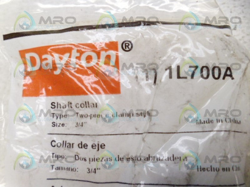 DAYTON 1L700 SHAFT COLLAR NSMP