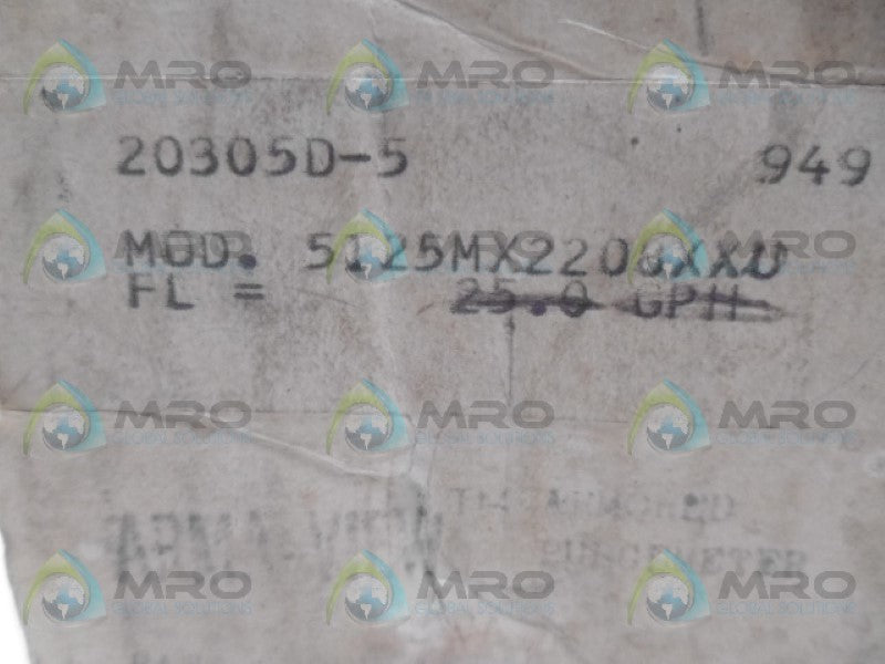 WALLACE & TIERNAN 5125MX2208XXD ELECTRONIC TRANSMITTER NSMP