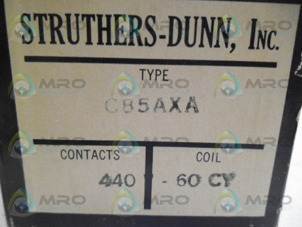 STRUTHERS-DUNN C85AXA RELAY 440V NSMP