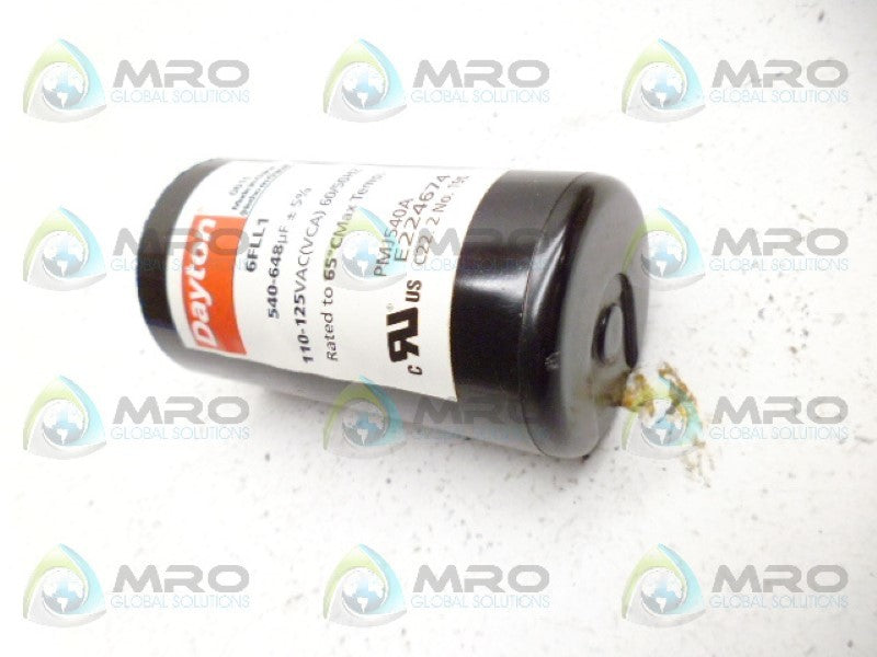 DAYTON 6FLL1 MOTOR START CAPACITOR NSMP