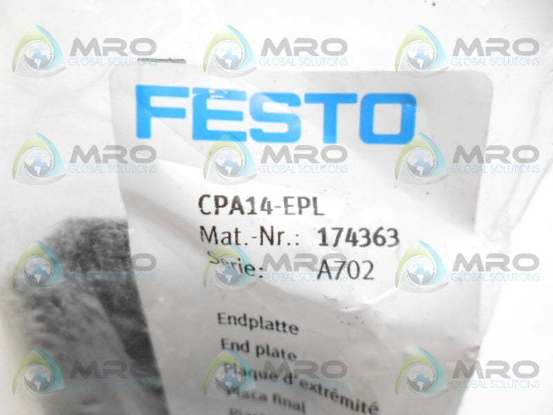 FESTO CPA14-EPL END PLATE NSMP