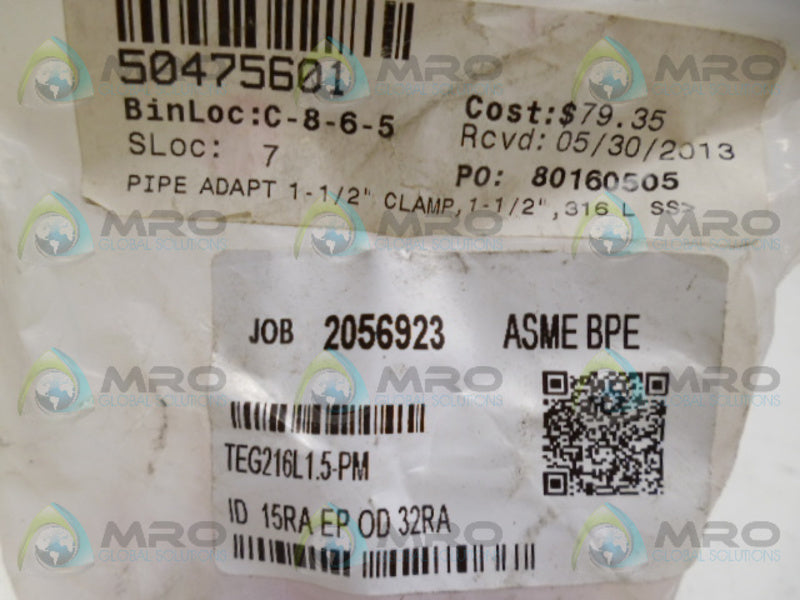 MAX PURE TEG216LL5-PM CONNECTION NSMP