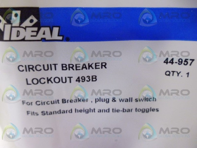 IDEAL 44-957 CIRCUIT BREAKER LOCKOUT 493B NSMP