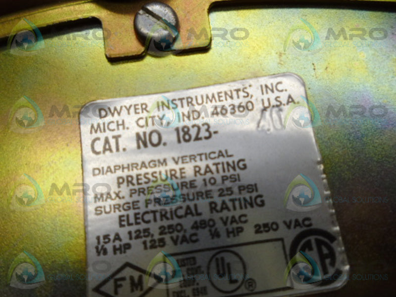 DWYER 1823-40 PRESSURE SWITCH NSNP