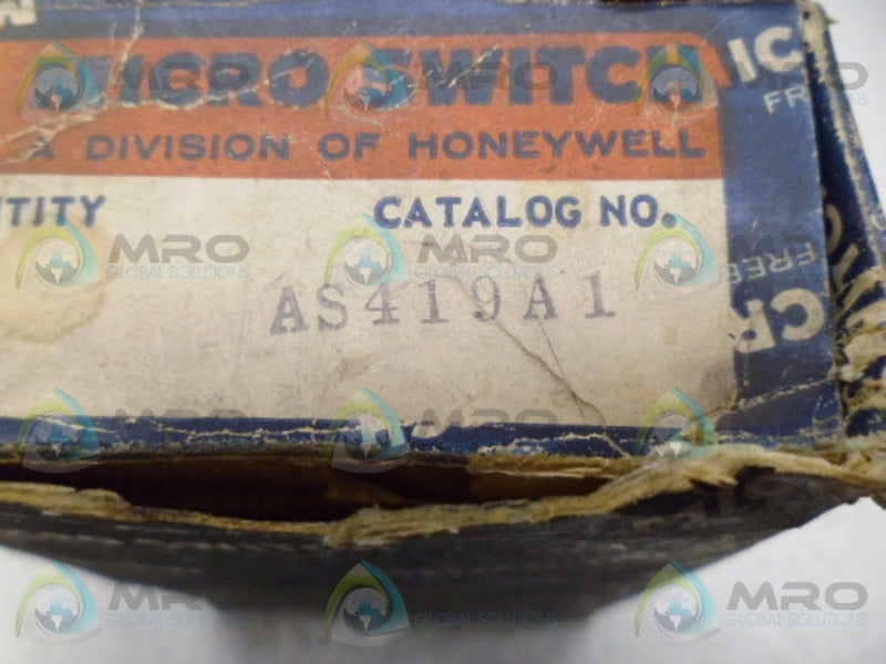 MICRO SWITCH AS419A1 SWITCH NSMP