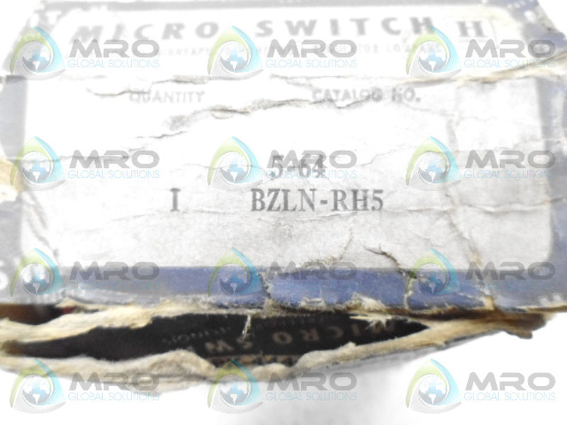 MICROSWITCH BZLN-RH5 NSMP