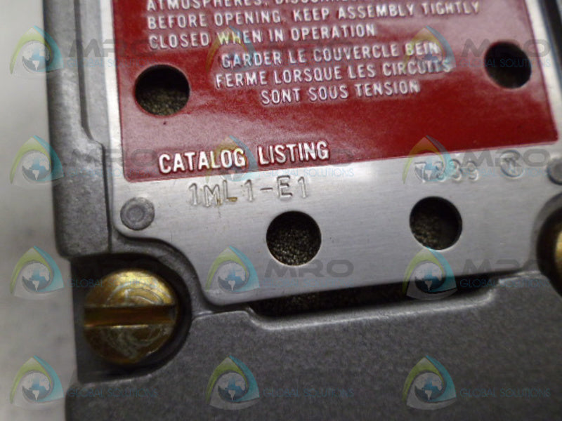 MICRO SWITCH 1ML1-E1 LIMIT SWITCH (GREY) NSNP