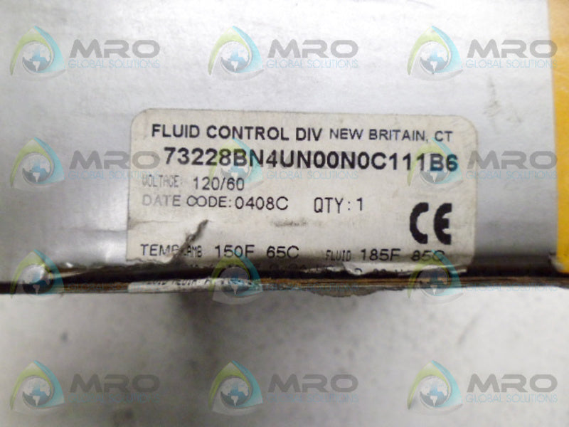 PARKER 73228BN4UN00NC111B6 SOLENOID VALVE NSMP