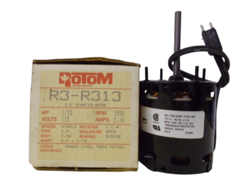 ROTOM R3-R313 3.3'DIAMETER MOTOR  NSMP