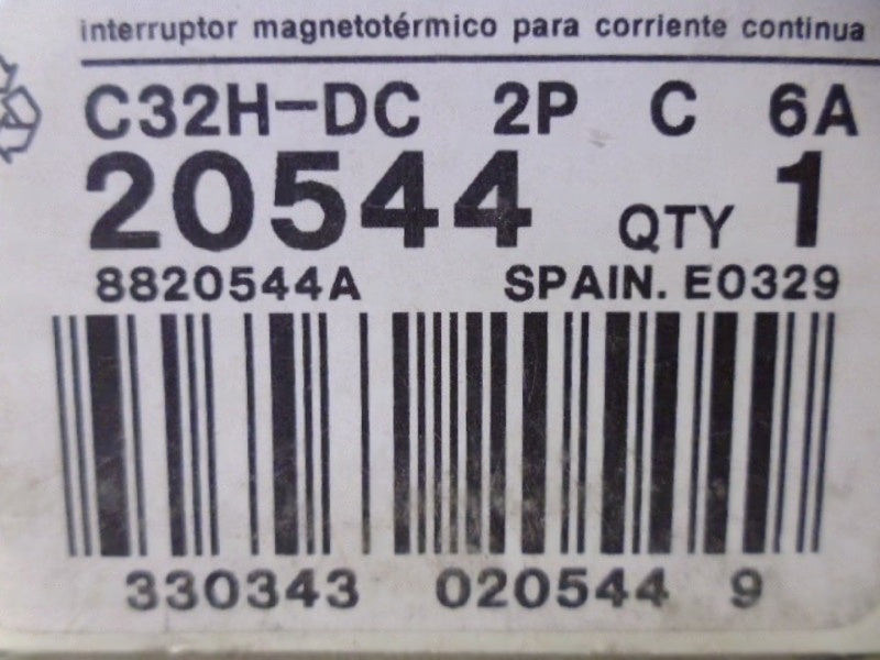 MERLIN GERIN 20544 CIRCUIT BREAKER 6A  NSMP