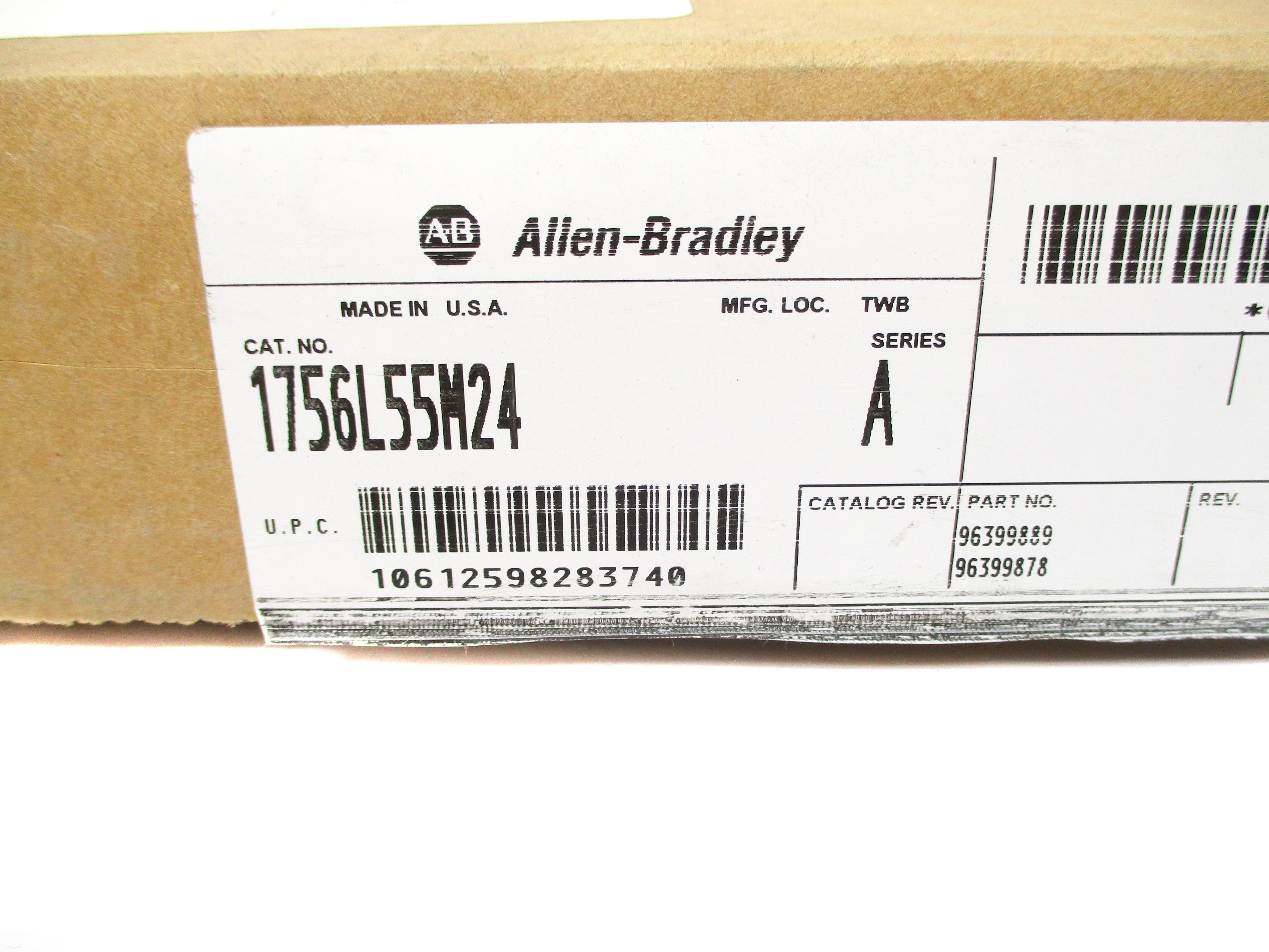 ALLEN BRADLEY 1756-L55M24 SER. A F/W 1.4 (NO KEY) NSMP