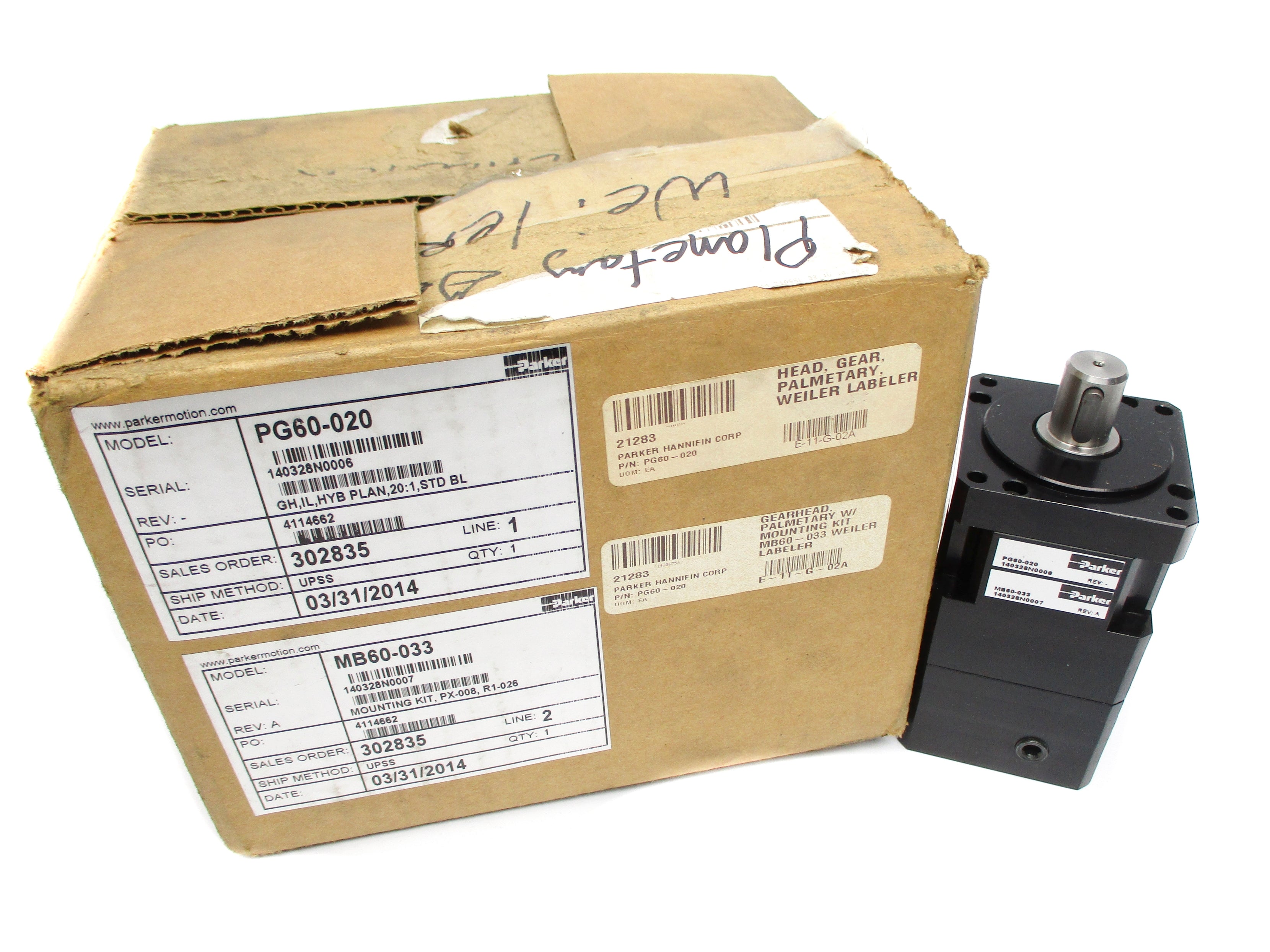 PARKER PG60-020 NSMP