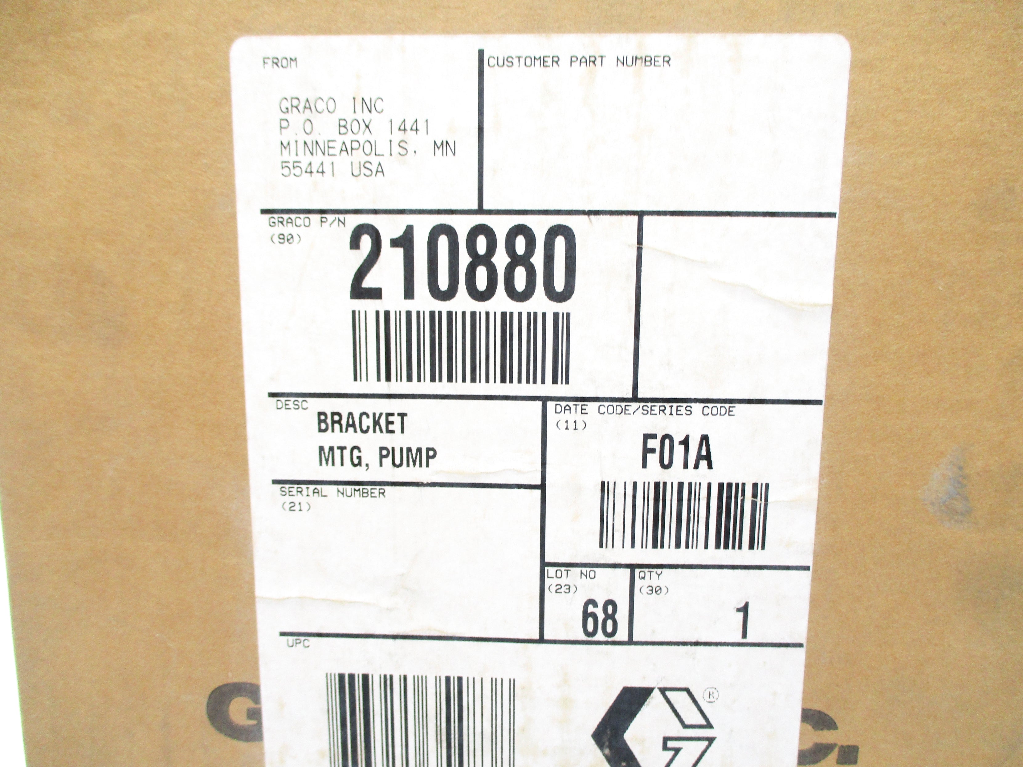 GRACO 210880 NSFS
