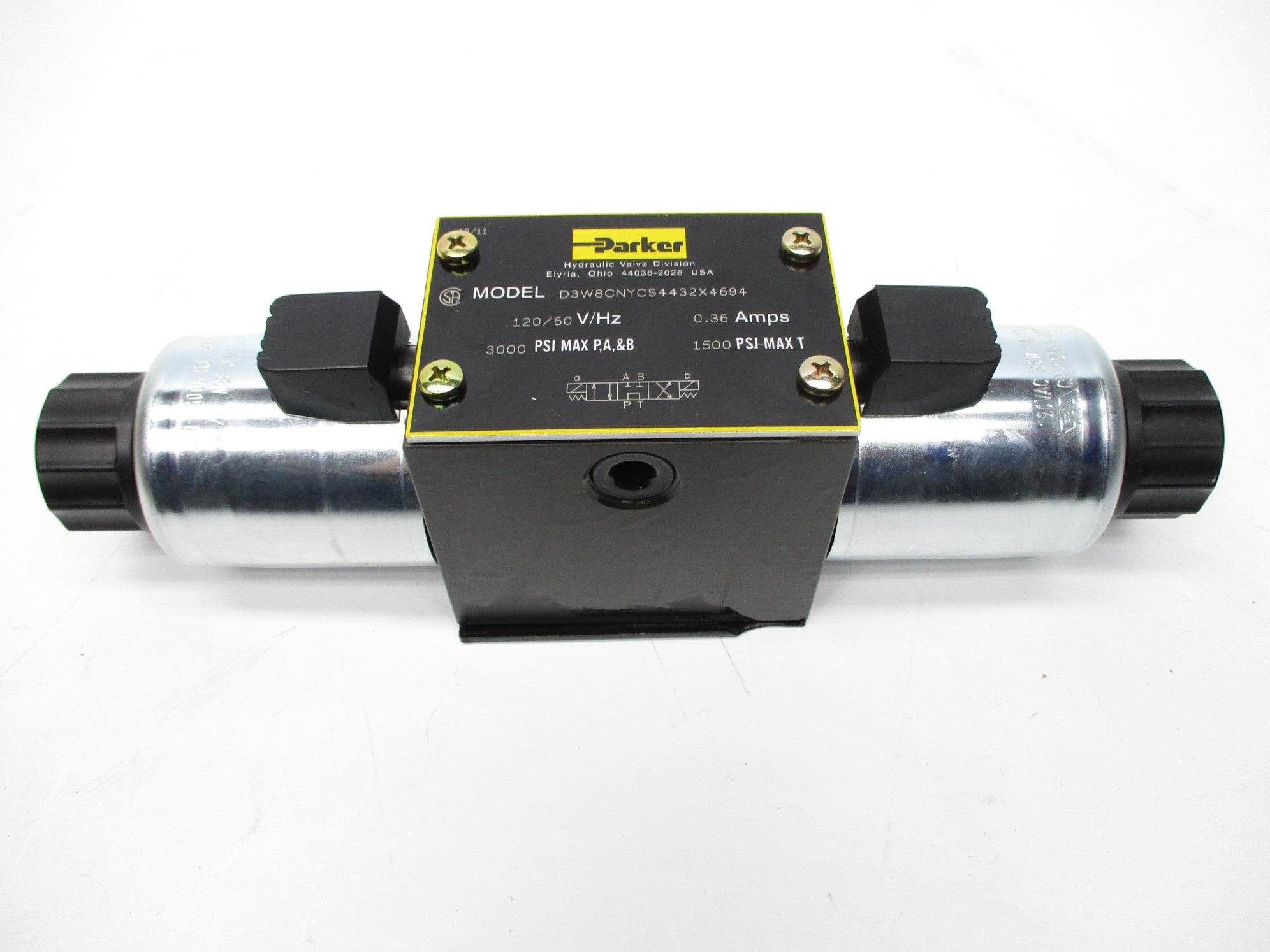 PARKER D3W8CNYCS4432X4694 120V 0.36A 3000PSI NSMP
