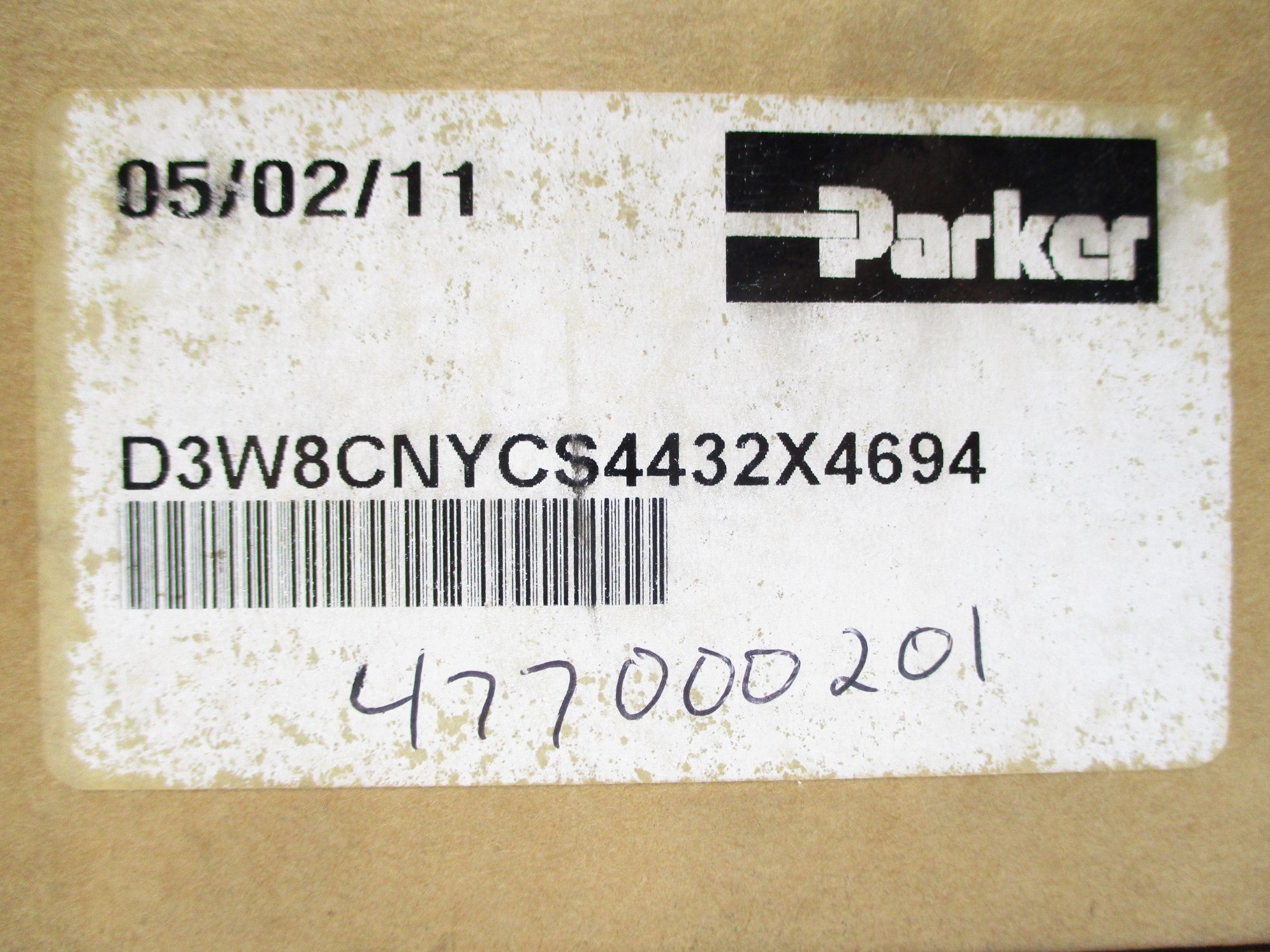 PARKER D3W8CNYCS4432X4694 120V 0.36A 3000PSI NSMP