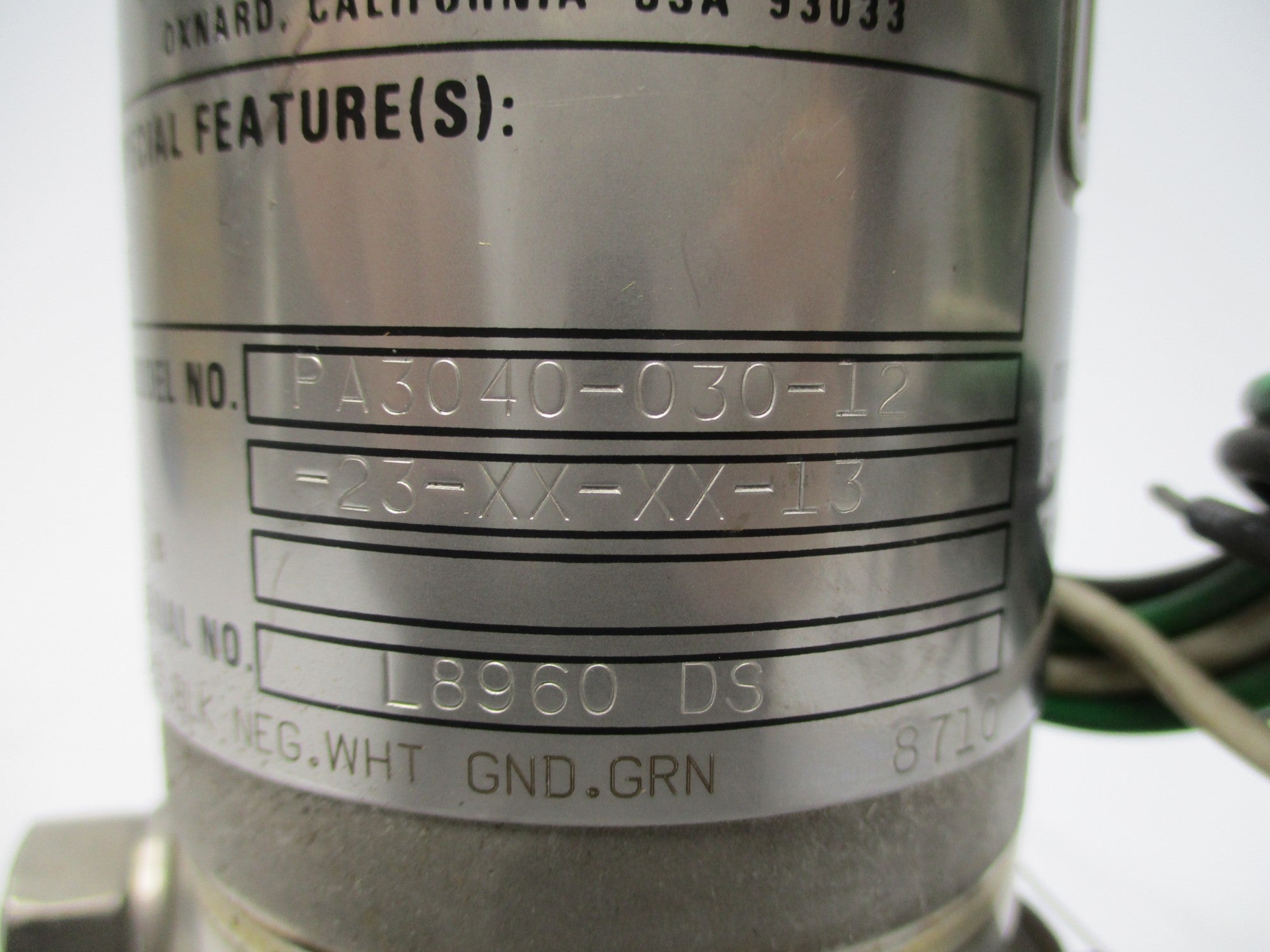 SCHLUMBERGER PA3040-030-12-23-XX-XX-13 NSNP