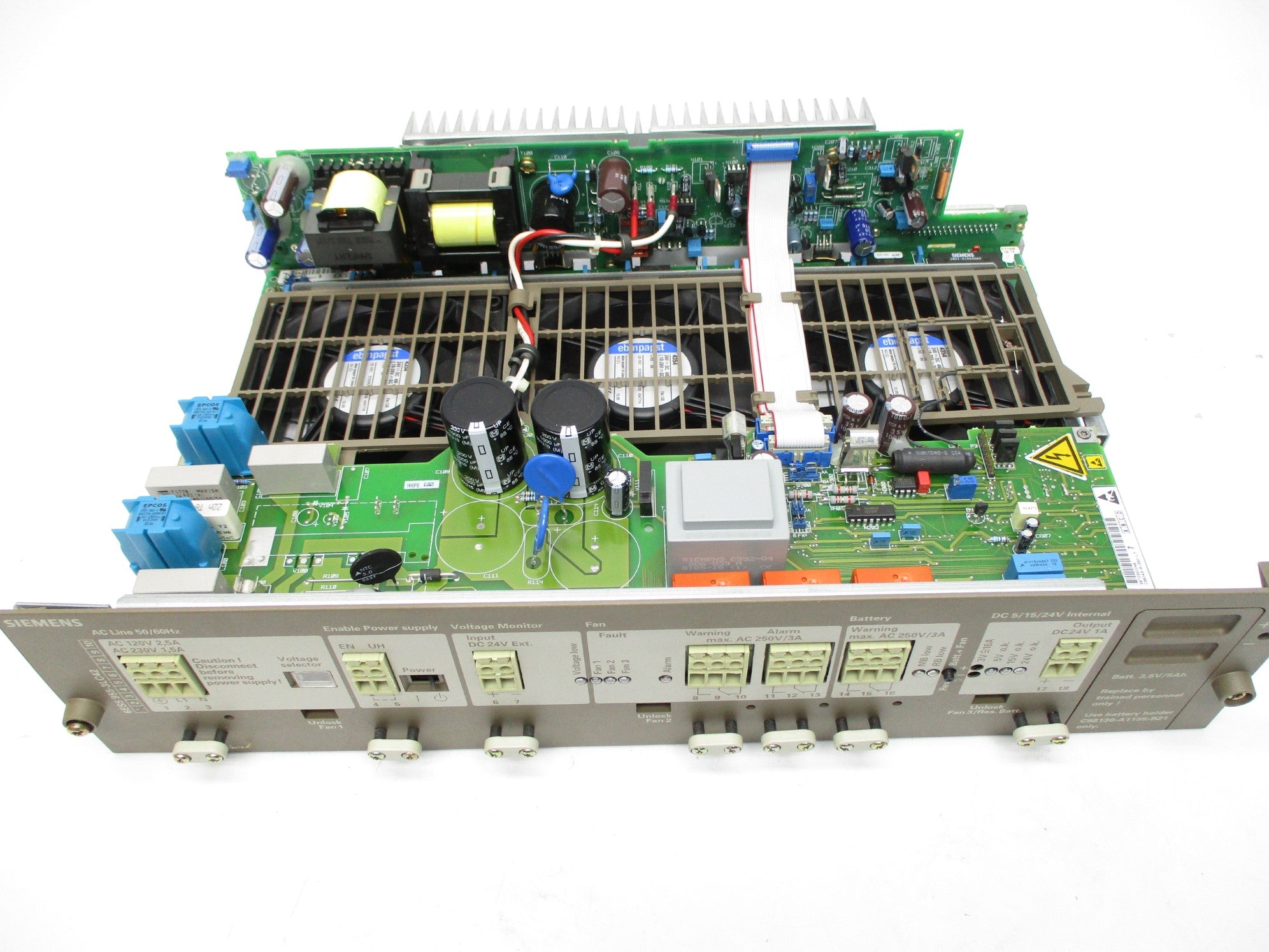 SIEMENS 6ES5955-3LC42120/230VAC 18A NSMP