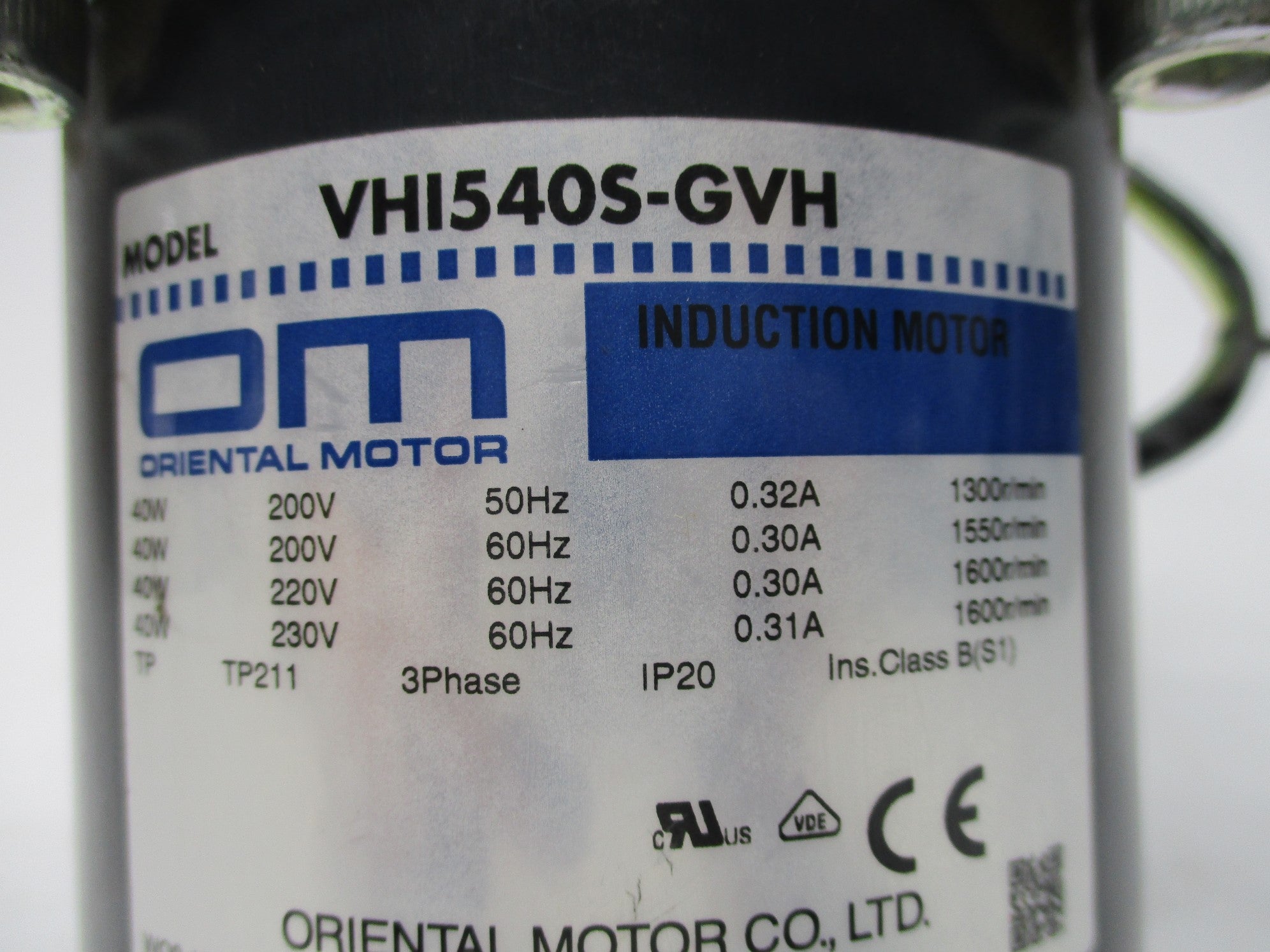 ORIENTAL MOTOR VHI540S-GVH UNMP