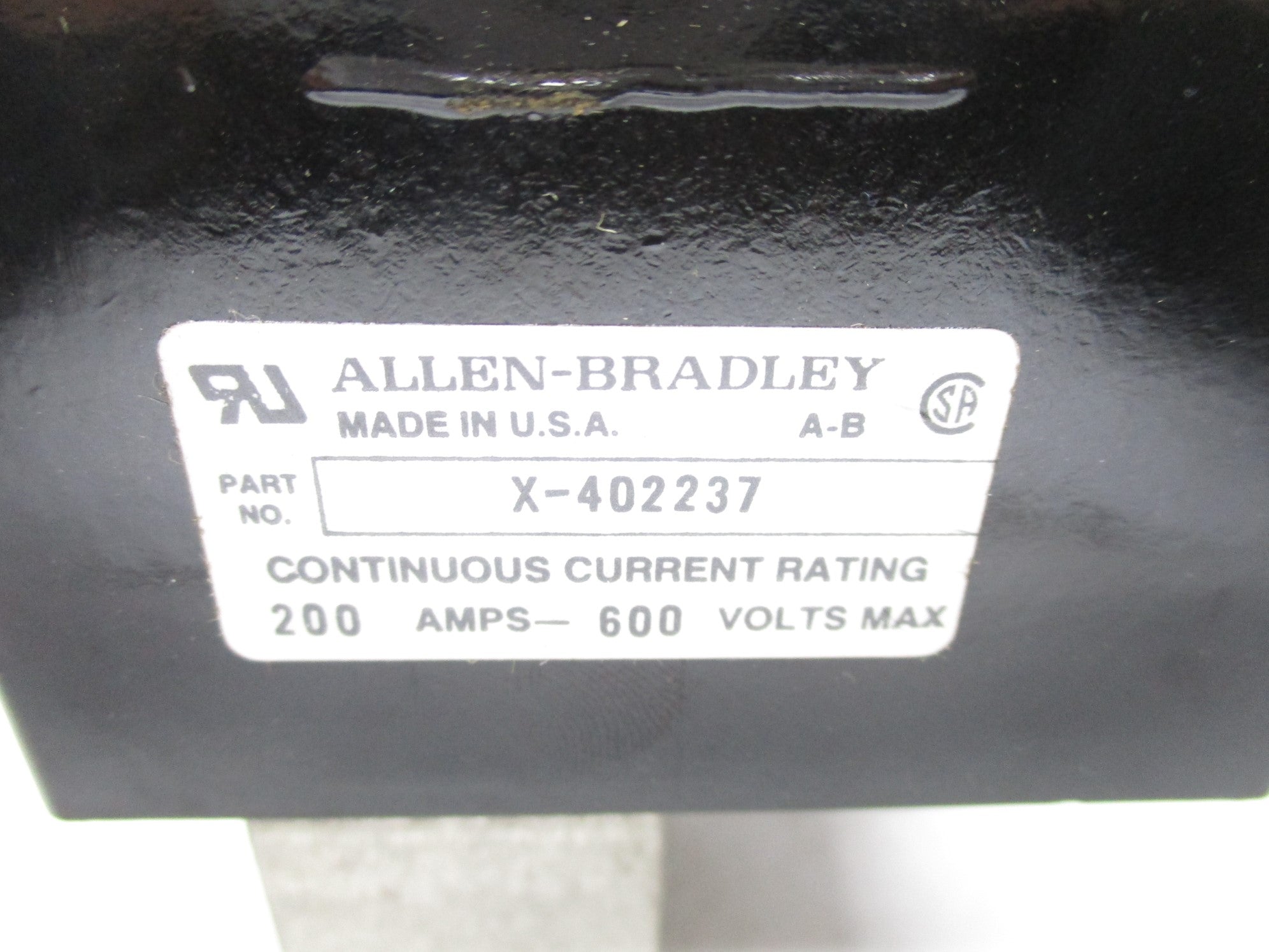ALLEN BRADLEY X-402237 (AS PICTURED) UNMP