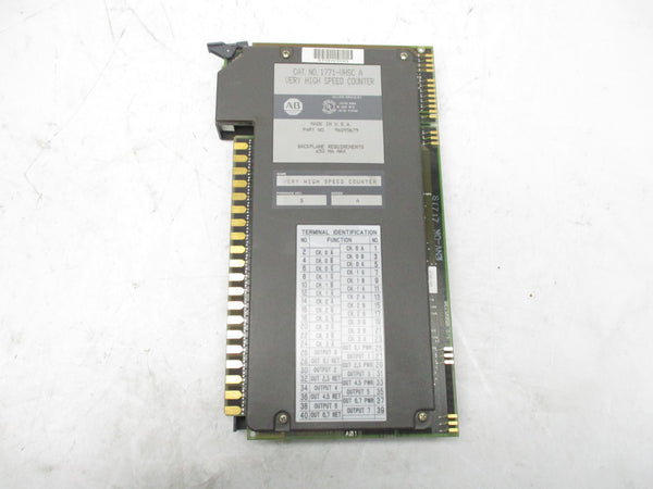 ALLEN BRADLEY 1771-VHSC SER. A F/W B UNMP
