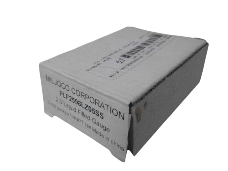 MILJOCO PLF2598LZ05SS PRESSURE GAUGE NSMP
