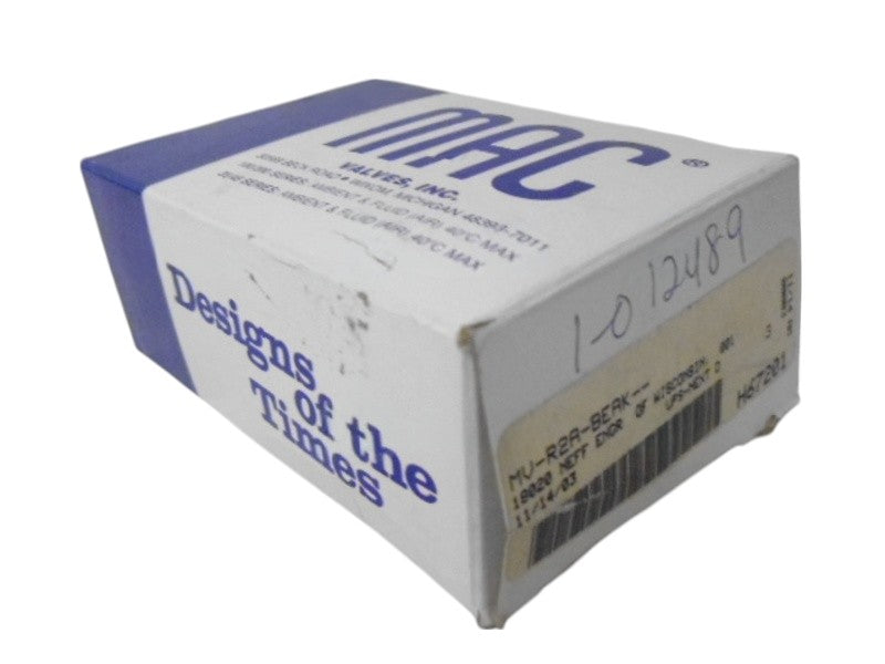 MAC MV-R2A-BEAK SOLENOID VALVE NSMP