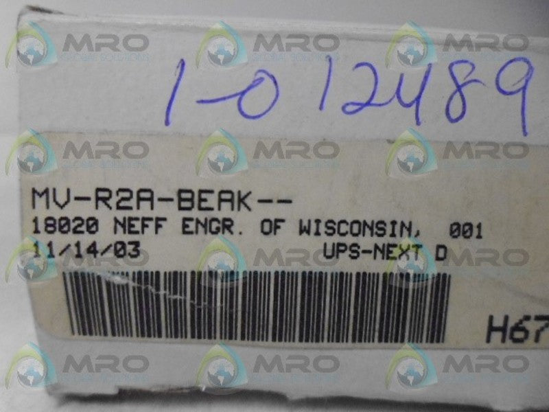 MAC MV-R2A-BEAK SOLENOID VALVE NSMP