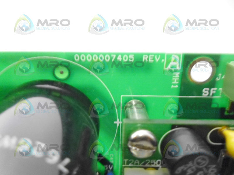 K TRON 0000007405 PC BOARD POWER SUPPLY  UNMP