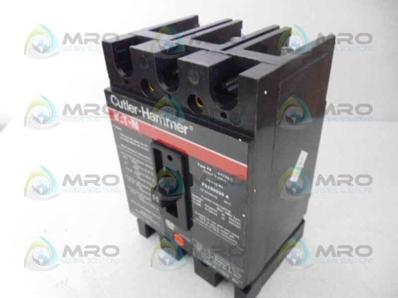 CUTLER HAMMER FS320050A CIRCUIT BREAKER 50A 240 VAC NSMP
