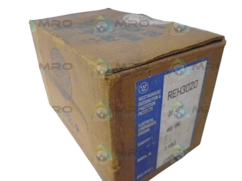 WESTINGHOUSE REH3020 CIRCUIT BREAKER 20A 480VAC NSMP